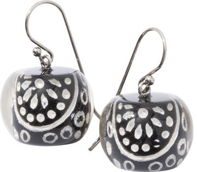 BLISS by ZSISKA Musee Series Earrings — Dotted, silver