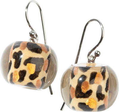 BLISS by ZSISKA Musee Series Earrings — Zebra round