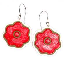 Load image into Gallery viewer, ZSISKA DESIGN - SHORT HOOK EARRING - FLOWER - EARRING - SELA