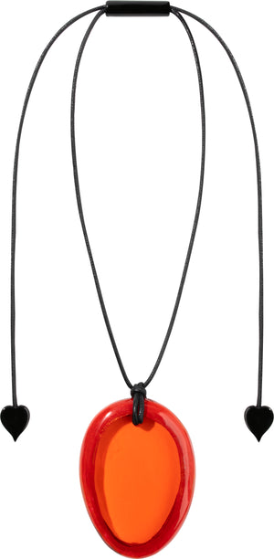 ZSISKA Design Flow 1-Bead Pendant - Crimson