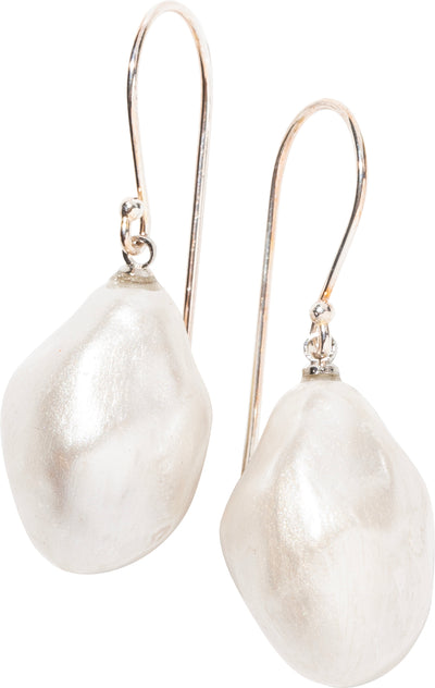 ZSISKA Design Perla 1-Bead Earrings - Coral