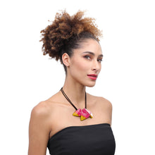 Load image into Gallery viewer, ZSISKA DESIGN - ADJUSTABLE CORD - 3 BEAD - NECKLACE - PRIM FLORA