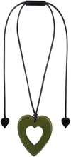 Load image into Gallery viewer, ZSISKA DESIGN - ADJUSTABLE CORD PENDANT - PRIMA HEART