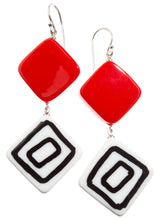 Load image into Gallery viewer, ZSISKA DESIGN - SHORT HOOK EARRING - 2 BEAD - EARRING - VERTIGO