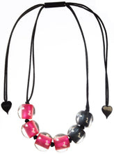 Load image into Gallery viewer, ZSISKA DESIGN - ADJUSTABLE CORD NECKLACE - COLOURFUL BEADS