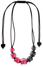 Load image into Gallery viewer, ZSISKA DESIGN - ADJUSTABLE CORD NECKLACE - COLOURFUL BEADS