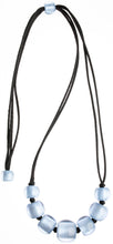 Load image into Gallery viewer, ZSISKA DESIGN Colourful Beads 7-Bead Adjustable Necklace — Periwinkle Blue