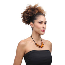 Load image into Gallery viewer, ZSISKA DESIGN - NECKLACE - COLOURFULBEADS - Model Photo