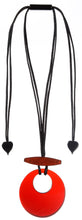 Load image into Gallery viewer, ZSISKA DESIGN - ADJUSTABLE CORD - COLOURFUL STATEMENT PENDANT