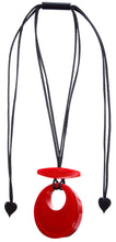 Load image into Gallery viewer, ZSISKA DESIGN - ADJUSTABLE CORD - CIRCLE - PENDANT - COLOURFUL STATEMENT