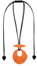 Load image into Gallery viewer, ZSISKA DESIGN - ADJUSTABLE CORD - CIRCLE - PENDANT - COLOURFUL STATEMENT