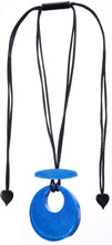 Load image into Gallery viewer, ZSISKA DESIGN - ADJUSTABLE CORD - CIRCLE - PENDANT - COLOURFUL STATEMENT
