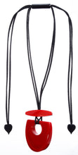 Load image into Gallery viewer, ZSISKA DESIGN - ADJUSTABLE CORD - HORSESHOE - PENDANT - COLOURFUL STATEMENT