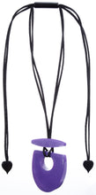 Load image into Gallery viewer, ZSISKA DESIGN - ADJUSTABLE CORD - HORSESHOE - PENDANT - COLOURFUL STATEMENT