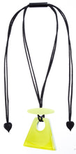 Load image into Gallery viewer, ZSISKA DESIGN - ADJUSTABLE CORD - TRAPEZIUM - PENDANT - COLOURFUL STATEMENT