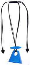 Load image into Gallery viewer, ZSISKA DESIGN - ADJUSTABLE CORD - TRAPEZIUM - PENDANT - COLOURFUL STATEMENT