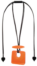 Load image into Gallery viewer, ZSISKA DESIGN - ADJUSTABLE CORD - SQUARE - PENDANT - COLOURFUL STATEMENT