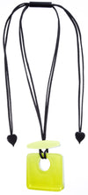 Load image into Gallery viewer, ZSISKA DESIGN - ADJUSTABLE CORD - SQUARE - PENDANT - COLOURFUL STATEMENT