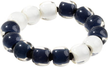 Load image into Gallery viewer, ZSISKA Design Colourful Beads Bracelet - Ivory & Navy