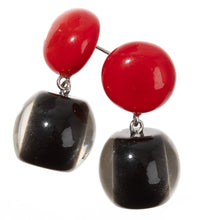 Load image into Gallery viewer, ZSISKA Design Colourful Beads Earrings - Ivory & Navy