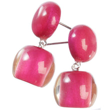 Load image into Gallery viewer, ZSISKA DESIGN Colourful Beads 2-Bead Pin Earrings