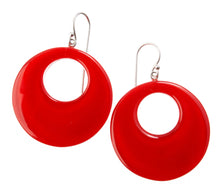 Load image into Gallery viewer, ZSISKA DESIGN - SHORT HOOK EARRING - CIRCLE - EARRING - COLOURFUL STATEMENT