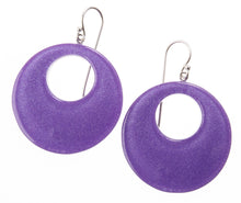 Load image into Gallery viewer, ZSISKA DESIGN - SHORT HOOK EARRING - CIRCLE - EARRING - COLOURFUL STATEMENT