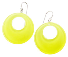 Load image into Gallery viewer, ZSISKA DESIGN - SHORT HOOK EARRING - CIRCLE - EARRING - COLOURFUL STATEMENT