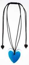 Load image into Gallery viewer, ZSISKA DESIGN - ADJUSTABLE CORD - LARGE HEART - PENDANT - OLE