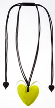 Load image into Gallery viewer, ZSISKA DESIGN - ADJUSTABLE CORD - LARGE HEART - PENDANT - OLE