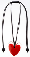 Load image into Gallery viewer, ZSISKA DESIGN - ADJUSTABLE CORD - LARGE HEART - PENDANT - OLE