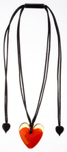 Load image into Gallery viewer, ZSISKA DESIGN - ADJUSTABLE CORD - SMALL HEART - PENDANT - OLE