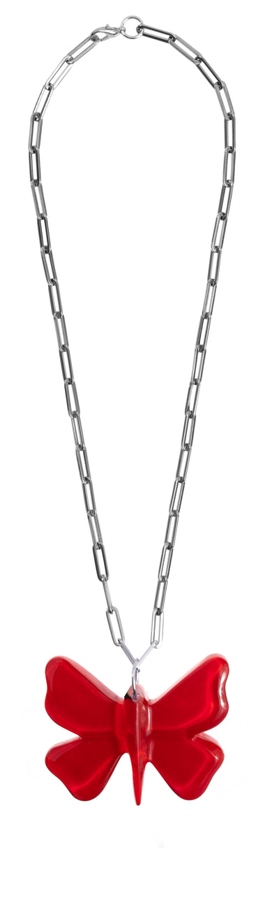 ZSISKA Design Ole 1-Bead Pendant - Crimson