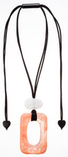 Load image into Gallery viewer, ZSISKA DESIGN - ADJUSTABLE CORD - RECTANGLE - PENDANT - ORGANIC