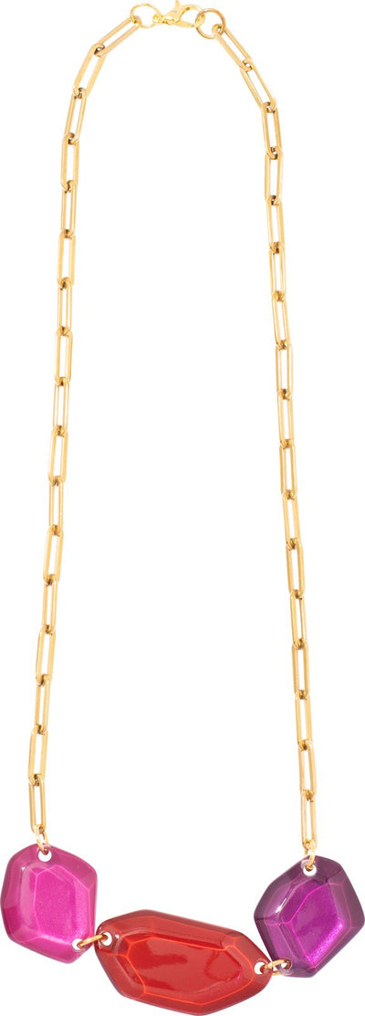 ZSISKA DESIGN Pedra 3-Bead Necklace
