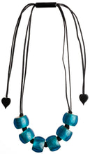Load image into Gallery viewer, ZSISKA Design Bellissima 6-Bead Necklace - Galaxy Blue