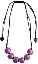 Load image into Gallery viewer, ZSISKA Design Bellissima 6-Bead Necklace - Galaxy Blue