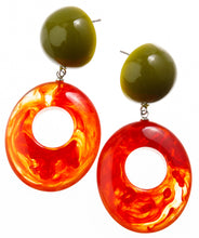 Load image into Gallery viewer, ZSISKA DESIGN - PIN EARRING - 2 BEAD - EARRING - ORI
