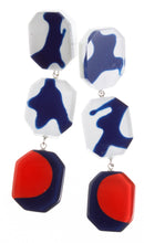 Load image into Gallery viewer, ZSISKA DESIGN - PIN EARRING - 3 BEAD - EARRING - CENTURY