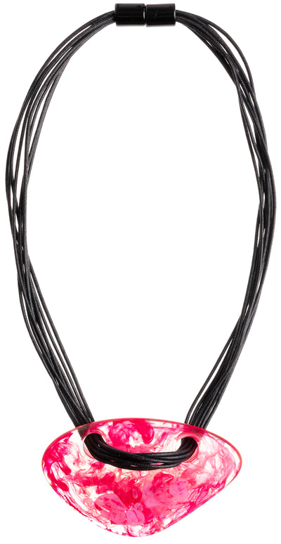 ZSISKA Design Bali 1-Bead Necklace - Crimson