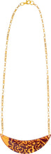 Load image into Gallery viewer, ZSISKA DESIGN Autumn 1-Bead Adjustable Necklace — Metallic Copper Maroon