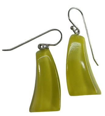 ZSISKA Design Emocion 1-Bead Earrings - Lemon