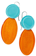 Load image into Gallery viewer, ZSISKA DESIGN - SHORT HOOK EARRING - 2 BEAD - EARRING - PASSION