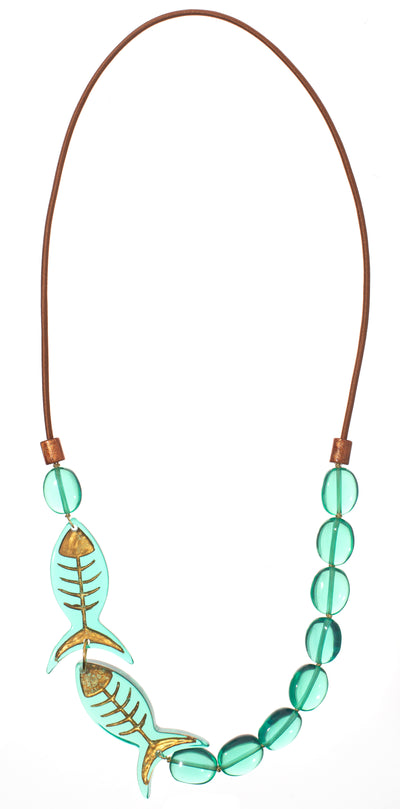 ZSISKA Design Pisce 11-Bead Necklace - Emerald