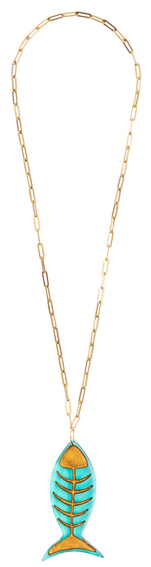 ZSISKA Design Pisce 1-Bead Pendant - Emerald