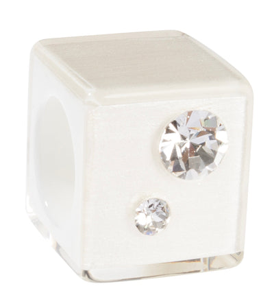 BLISS BY ZSISKA - BLISS CUBE - BLISS BEAD - LUXX - PEARL WHITE WITH CRYSTALS
