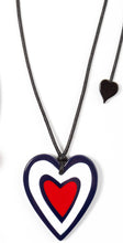 Load image into Gallery viewer, NATIONS COLLECTION - SPECIAL HEART PENDANT - RED WHITE NAVY