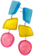 Load image into Gallery viewer, PRUE BY ZSISKA - 3 BEAD PIN EARRING - GLOW