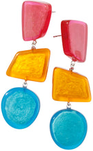 Load image into Gallery viewer, PRUE BY ZSISKA - 3 BEAD PIN EARRING - GLOW