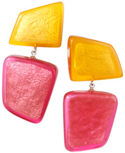 Load image into Gallery viewer, PRUE BY ZSISKA - 2 BEAD PIN EARRING - GLOW